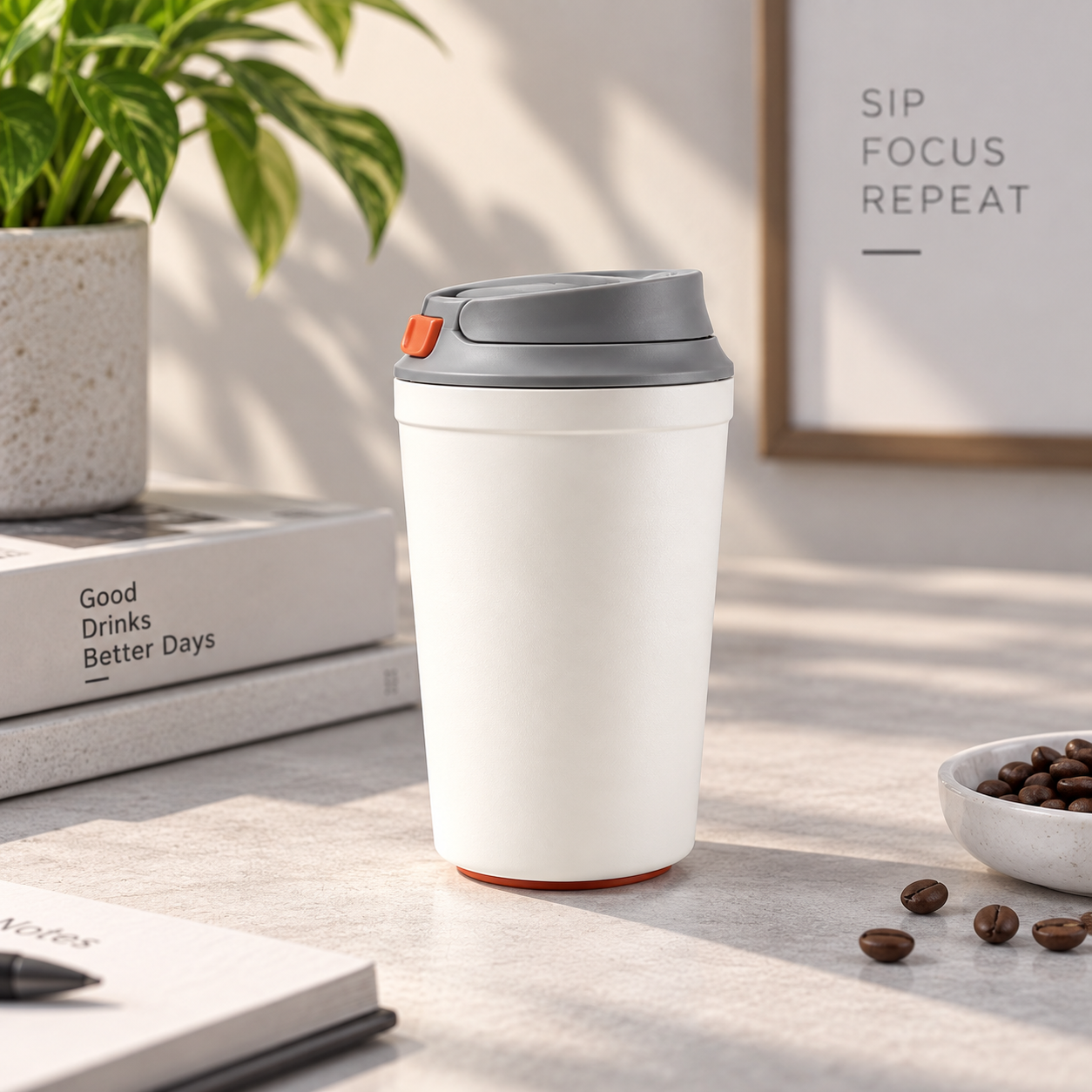 Vienna Coffee Suction Mug 340ml